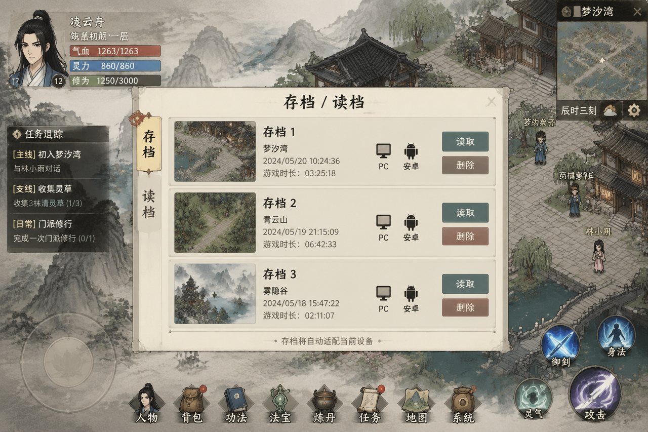 谪仙索欢录 探索场景 专题图